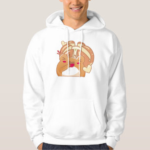 Dao the Foodie and Kawaii Brioche Bread Hoodie