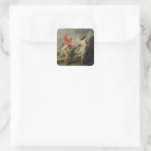 Daphne and Apollo (oil) Square Sticker (Bag)