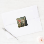 Daphne and Apollo (oil) Square Sticker (Envelope)