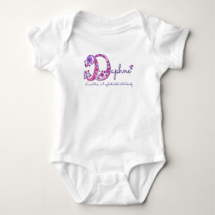 Daphne girls name & meaning D monogram shirt