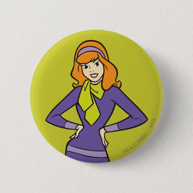 Daphne Hands on Hips 6 Cm Round Badge (Front)