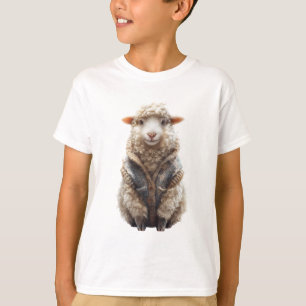 Dapper Cardigan Lamb Kids T-Shirt