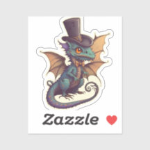 Dapper Dragon in a Top Hat