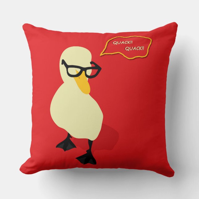 Dapper Duck Cushion (Front)