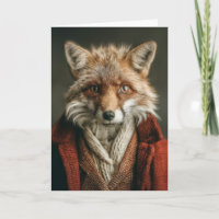 Dapper Fox in Cosy Style