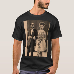 Dapper Frankenstein Wedding Day - Monster Hallowee T-Shirt