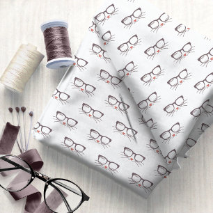 Dapper Gentleman Cat Whiskers Pattern #10 ID1073 Fabric