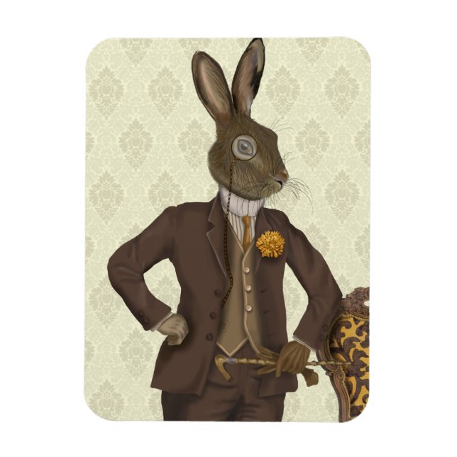 Dapper Hare 2 Magnet (Vertical)