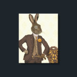 Dapper Hare Canvas Print<br><div class="desc">Animals & Nature</div>