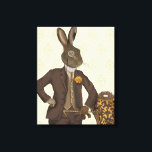 Dapper Hare Canvas Print<br><div class="desc">Animals & Nature</div>