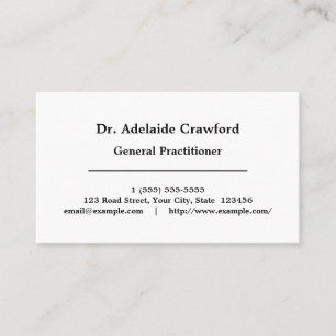 Dapper, Humble Business Card