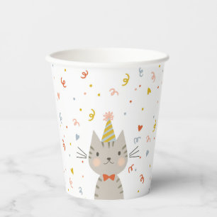 Dapper Kitty Paper Cups