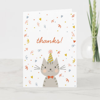 Dapper Kitty Thank You Card