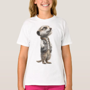 Dapper Little Meerkat Kids T-Shirt