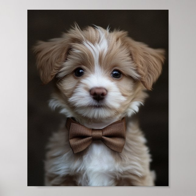 Dapper looking pup poster (Front)
