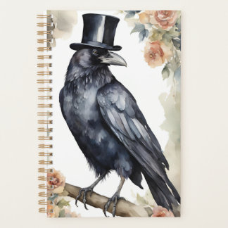 Dapper Raven in Bloom Planner