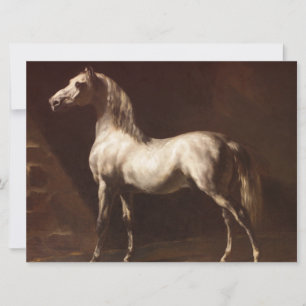 Dapple Grey Horse (by Théodore Géricault) Card