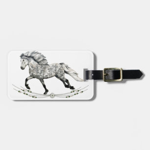 Dapple Grey Icelandic Mare Grá Luggage Tag