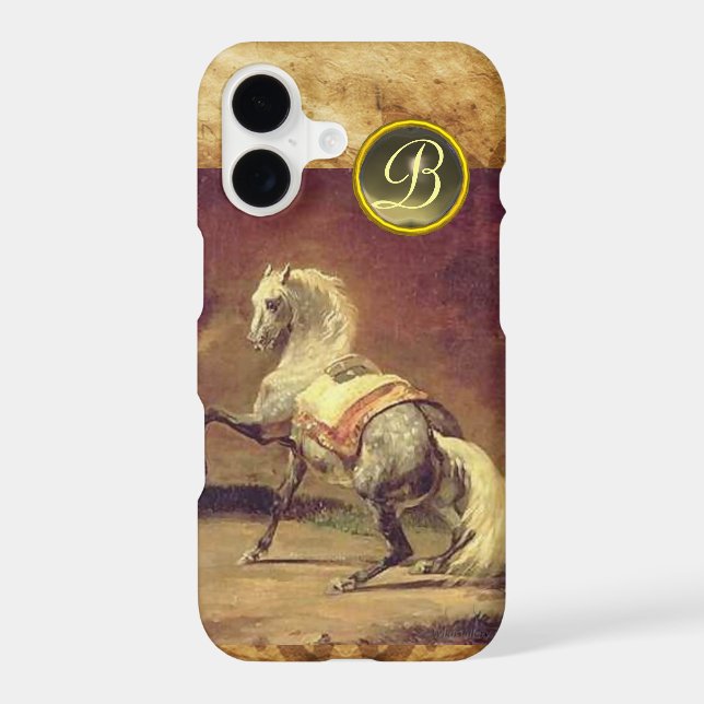 DAPPLED GREY HORSE MONOGRAM (Back)