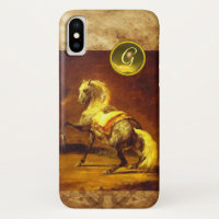 DAPPLED GREY HORSE MONOGRAM