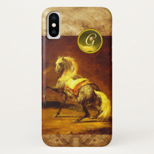 DAPPLED GREY HORSE MONOGRAM Case-Mate iPhone CASE