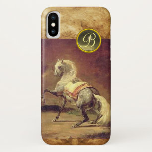 DAPPLED GREY HORSE MONOGRAM Case-Mate iPhone CASE