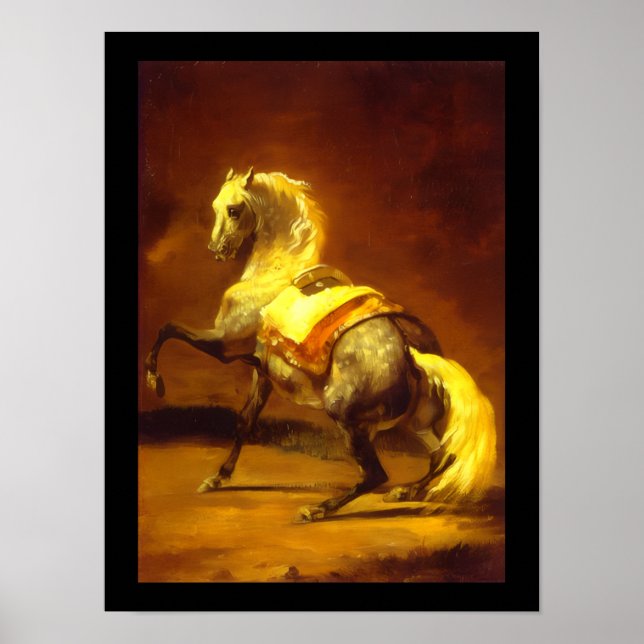 DAPPLED GREY HORSE POSTER (Front)