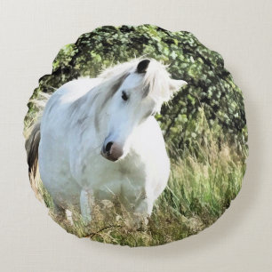 DAPPLED PONY ROUND CUSHION