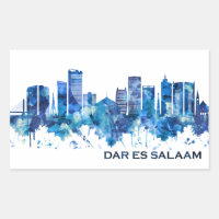 Dar es Salaam Tanzania Skyline Blue