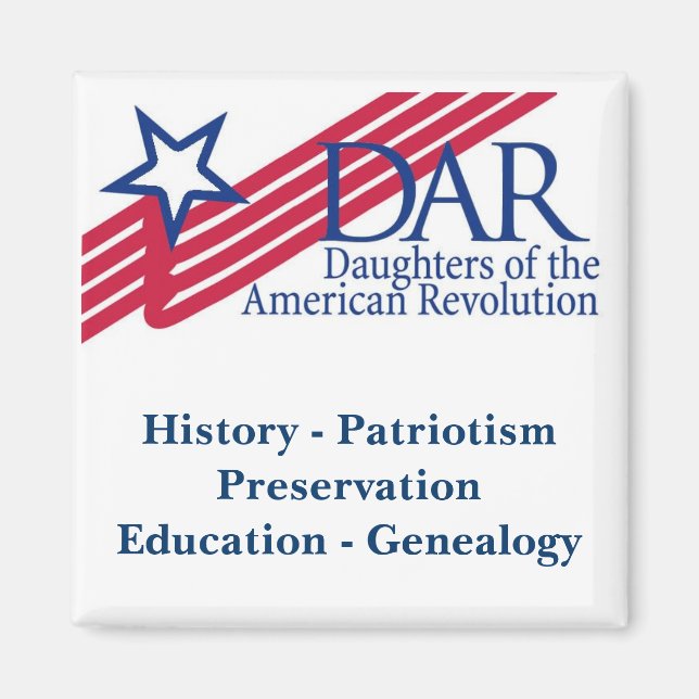 DAR Logo Magnet (Front)