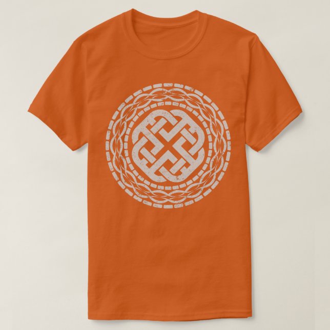 Dara Knot Norse Runes Viking Northmen Mythology 1 T-Shirt (Design Front)