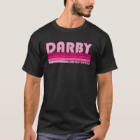 DARBY Name Personalised Retro Vintage 80s 90s Birt