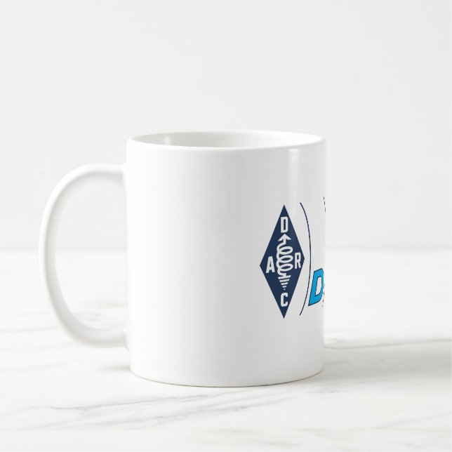DARC Amateur Ham Radio Logo Coffee Mug (Left)