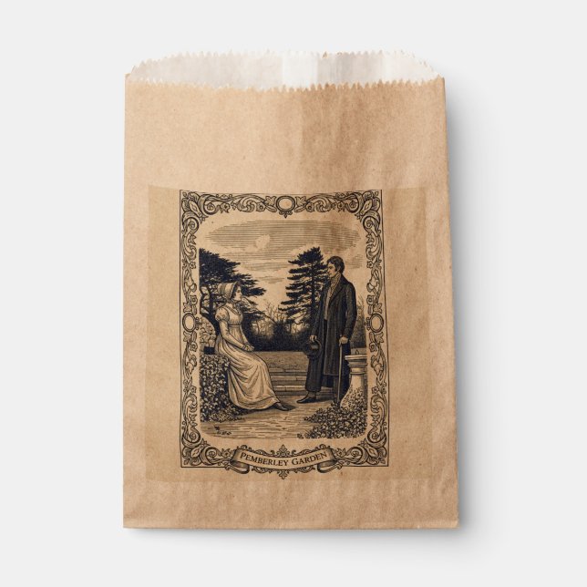 Darcy and Elizabeth Favour Bags (Front)