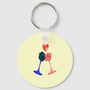 Darcy and Elizabeth keychain