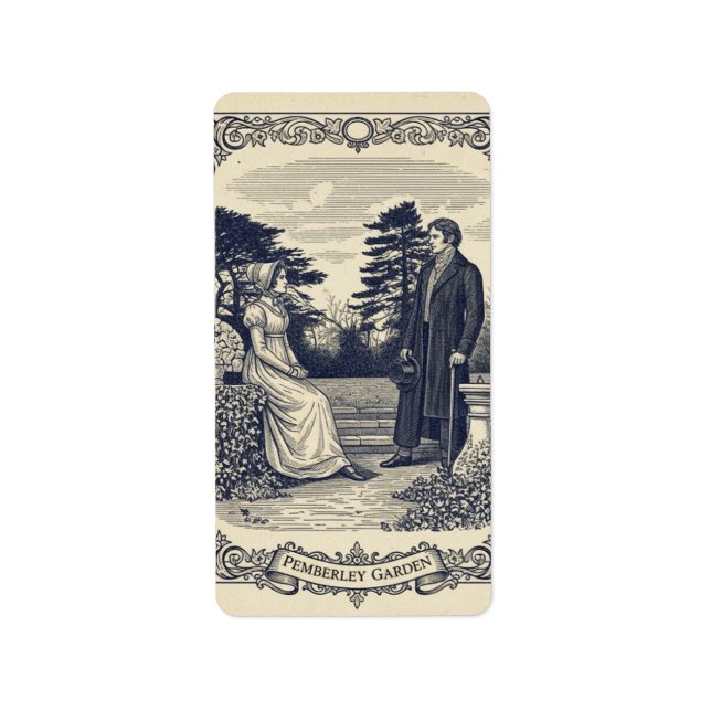 Darcy and Elizabeth Label (Front)