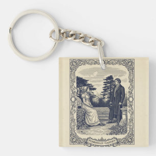 Darcy & Elizabeth scene Key Ring