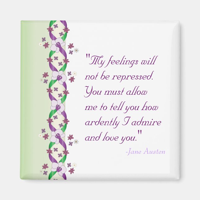 Darcy Wedding Magnet (Front)