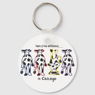DARE-CHICAGO KEY RING