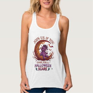 Dare Halloween Scare Purple Voodoo Doll Crescent M Singlet