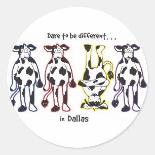 Dare-in-Dalls Classic Round Sticker