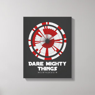 Dare Mighty Things Perseverance Mars Rover Landing Canvas Print