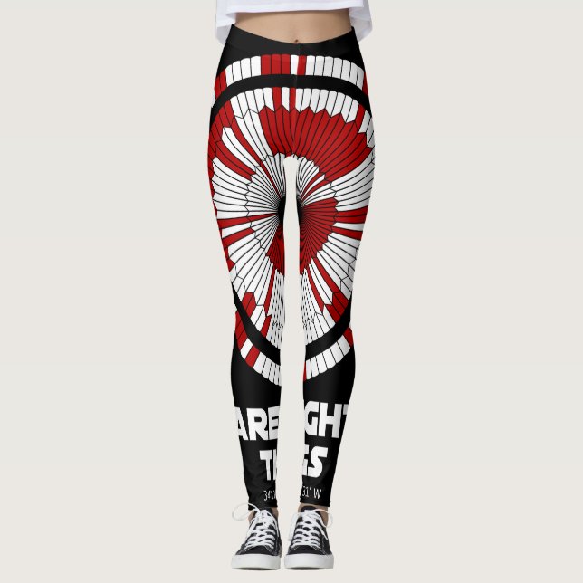 Dare Mighty Things Perseverance Mars Rover Landing Leggings (Front)