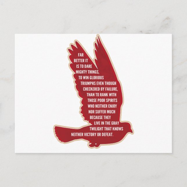 Dare Mighty Things Postcard (Front)