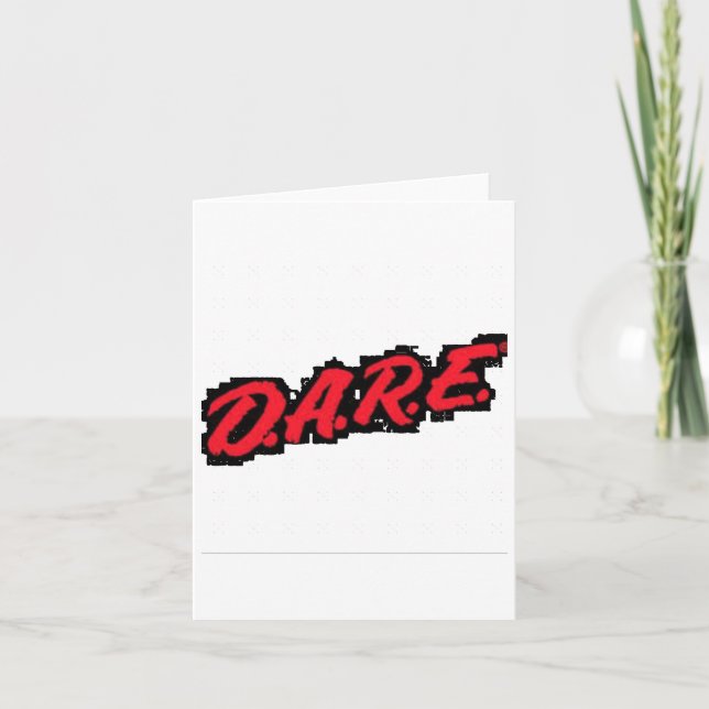 Dare Sticker  Card (Front)
