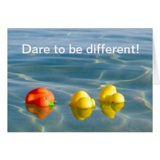 Dare to be different