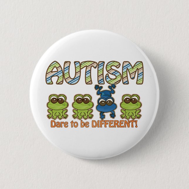 Dare to be Different 6 Cm Round Badge (Front)