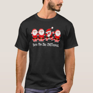 Dare To Be Different  Christmas Dabbing Santa Clau T-Shirt