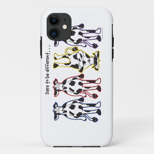 Dare to be different Cows Case-Mate iPhone Case (Back)