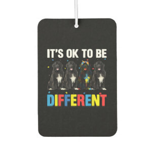 Dare To Be Different   Funny Newfie   Cute Newfie Car Air Freshener